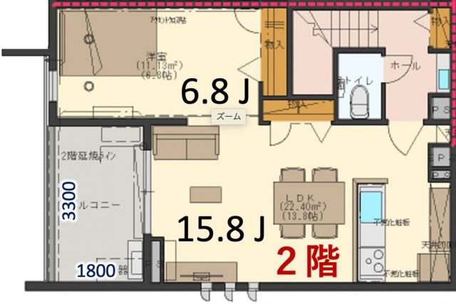 ２階見取り図