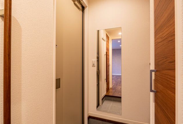 玄関ホール
ミラー,シューズボックス,ハットフック